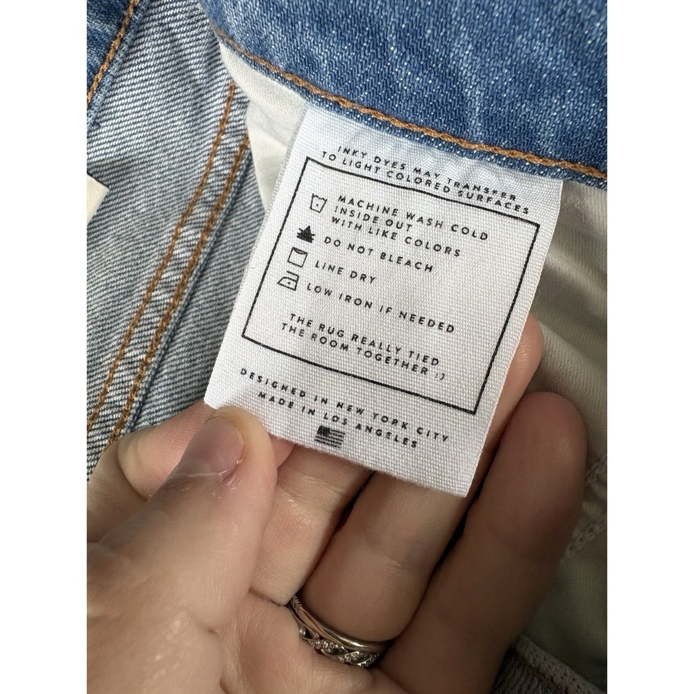 AYR Women's the Roadie Jeans Relaxed High Rise, Straight Leg, Denim, Size 27 - Picture 4 of 7